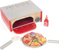 Wooden Pizza Toy for Kids, Pretend Play Food for Ages 3+, Educational Learning Toy Wooden Playset with Bake Oven, Christmas Birthday Gift for Boys Girls