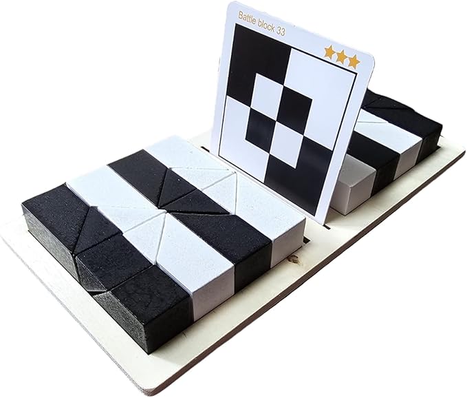 Battle Blocks Puzzle | 270 STEM & Critical Games | Small Logic Brain Teasers Gift Sets| Educational Quick Thinking Puzzle | Compact, Screen‑Free | Spatial Reasoning | 3D Teaser Logic Game for Kids