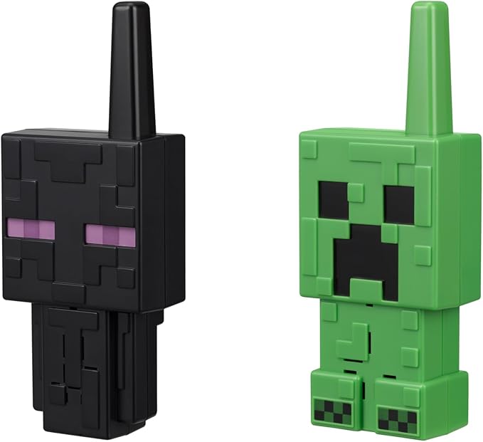 eKids Minecraft Walkie Talkies for Kids, Indoor and Outdoor Toys Designed for Fans of Minecraft Toys