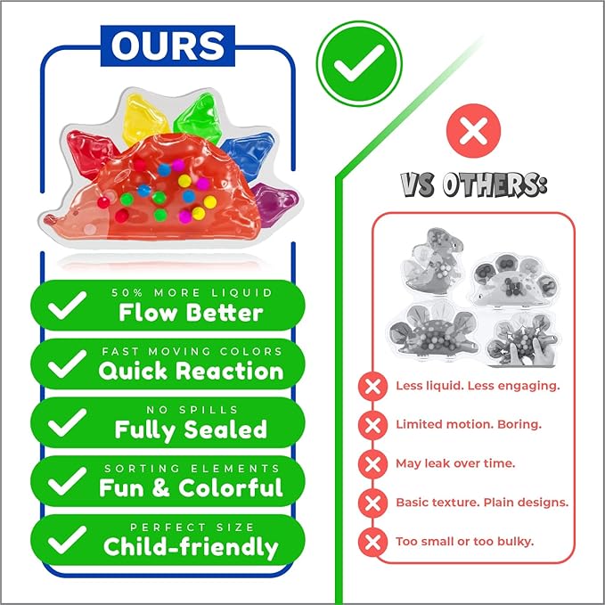 Sensory Toys for Toddlers Travel Toys Porcupine Color Sorting Matching Montessori Squishy Toy for Toddler Car Activities Calm Down Preschool Toy 5 Vibrant Fine Motor Skills Color Sorting Game