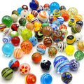 71pcs Assorted Marbles for Kids Handmade Big and Small Glass Marbles Bulk Set for Marble Game Toy Cool and Colorful