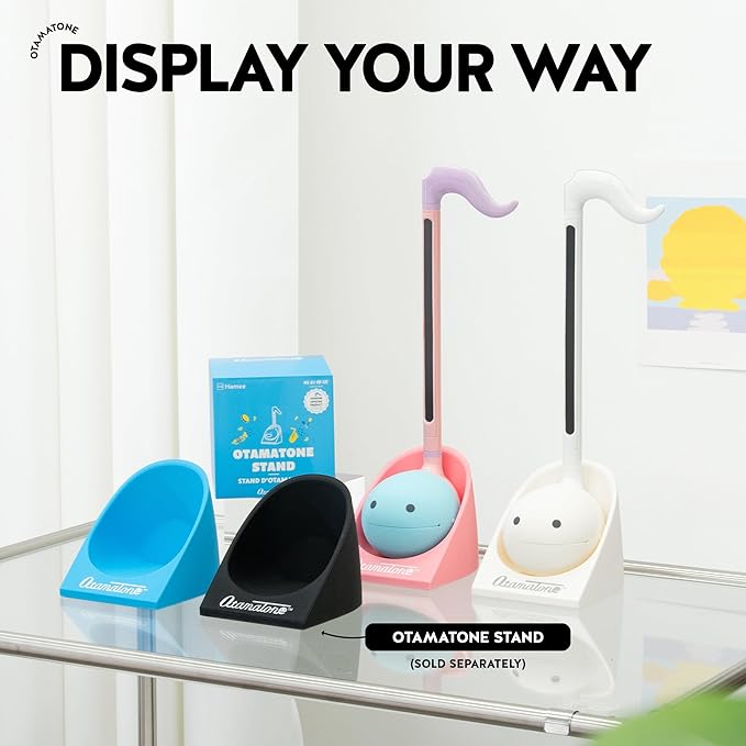 Otamatone Japanese Electronic Musical Instrument Portable Music Synthesizer from Japan by Maywa Denki Studio Award Winning, Educational Fun Gift for Children, Teens & Adults - Purple