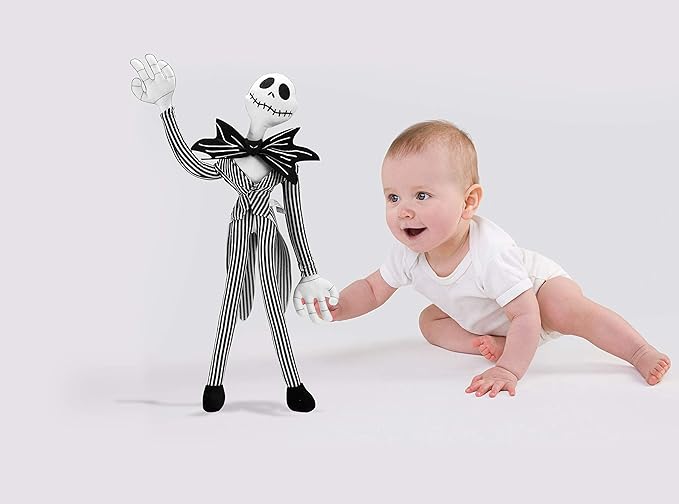 Jack Skellington Plush Doll Nightmare Before Christmas Toys - 20 Inches Pumpkin King Plush Stuffed Baby Dolls (Black)