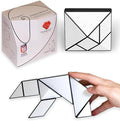 Pickagram Tangram 3D Magnetic Puzzle for Kids (8-12), Adults & Seniors | STEM Certified Fidget Puzzle - Magnetic Pattern Blocks for Cognitive Development, Creativity & Focus - Panda