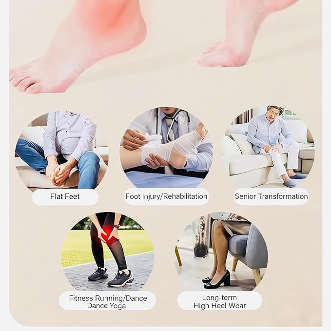 Balance Board - Non-Slip Natural Cork Rocker for Plantar Fasciitis Relief & Ankle Strengthening | Portable Trainer for Seniors, Athletes & Yoga Enthusiasts (Home Gym Equipment)