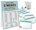 What's Your S'mores Name Game (1 S'mores Sign and 30 Name Tag Stickers), S'mores Game Party Decoration, Birthday Game for Kids, Family Game-28