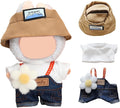 17cm Doll Clothes Set, Premium Jeans & Knitted Sweater Outfit for 17cm 15cm Dolls, Cute Dress Up Fashion, No Doll Included (Spring, 17cm/15cm)