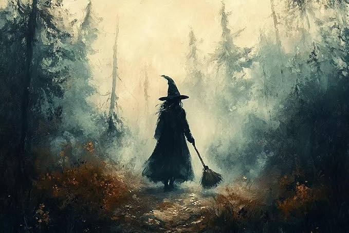 Adult Puzzle 120 Pieces Witch of The Forest, Adult Vintage Puzzle | Challenge Fun Activities | Ideal for Relaxation and Entertainment