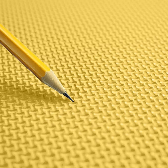 FlooringInc's 1/2" Soft Non-Toxic Baby Play Mat, Toddler Playmat, Colorful Puzzle PlayMat, Floor Mats for Kids & Babies, EVA Foam Interlocking Tiles for Nursery & Playroom | Yellow, 20 Tiles, 80 Sq/Ft