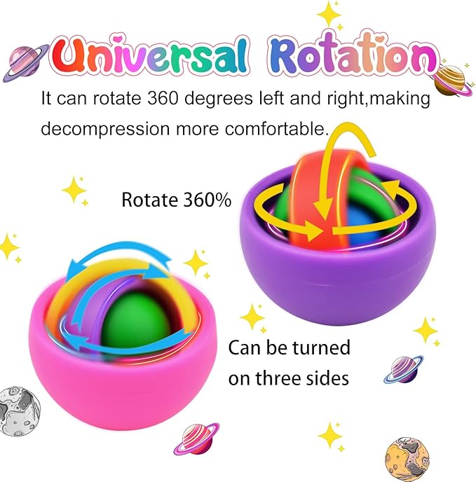 Fidget Toys Adults Pack, Fidget Spinner Set for Kids, Sensory Toys Boys Girls Teens Eaeter Egg Stuffers Party Favors, ADHD Autism Stress Relief Finger Toys, Gift for Kids Adult Birthday