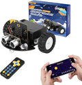 ACEBOTT Robotics for Kids Ages 8–12 12-16, Smart Robot Car Kit Compatible with BBC Micro:bit V2, STEM Toys Coding Robot Kit Compatible with Lego, Gifts for Kids and Teens(Not Included Micro:Bit)