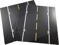 Apostrophe Games Road Baseplate – Premium Building Blocks Base Plates Compatible with All Major Brands – 2pcs Baseplate Gray with Road Design – 2 Straight Roads