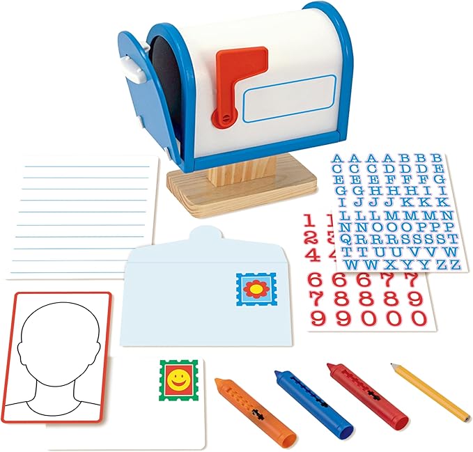 Melissa & Doug My Own Wooden Mailbox Activity Set and Educational Toy