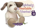 WILD BABY Microwavable & Weighted Plush Toy - Dog Stuffed Animal for Comfort & Warmth - Soft, Heatable Plushie for Snuggles - Great for Kids, Toddlers & All Ages