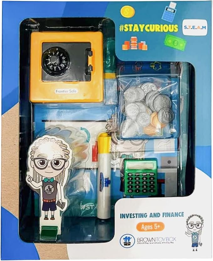 Educational Science STEM Kit for Kids Ages 6–8- Gift for Boys & Girls (Finance Stem kit)