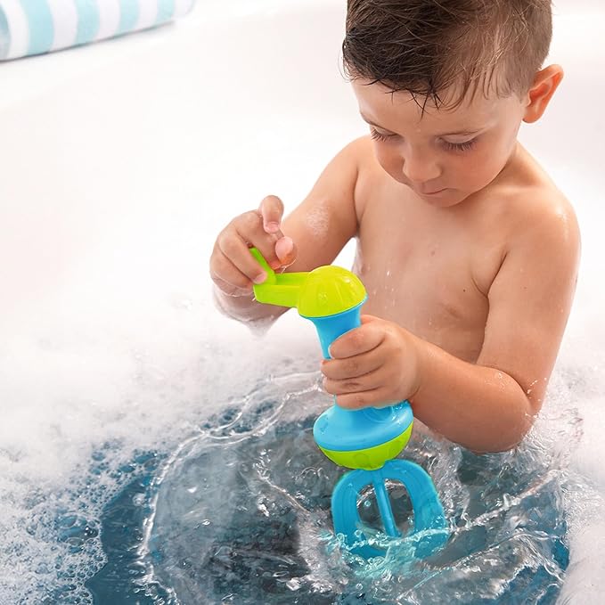 HABA Kids Bubble Bath Whisk 2 Pack - Bath Toys for Sensory Play, Motor Skill Development, Water Play and Bath Time Fun