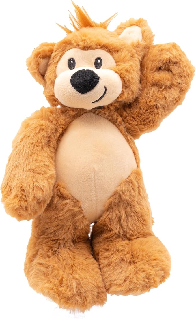 Plushible Pawley The 10" Teddy Bear Stuffed Animal - Standing Teddy Bear Plush Toy with Embroidered Details, Soft Stuffed Toy for Babies, Toddlers & Kids, Ideal for Birthdays & Special Occasions