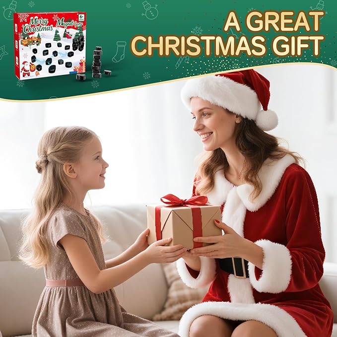 Magnet Game with String, Magnetic Game Chess for Kids Adults, Strategy Board Games for Kids 6-8-12, Christmas Family Games for Kid and Adults, Fun Version, 5-Minute Games, 2-4 Player
