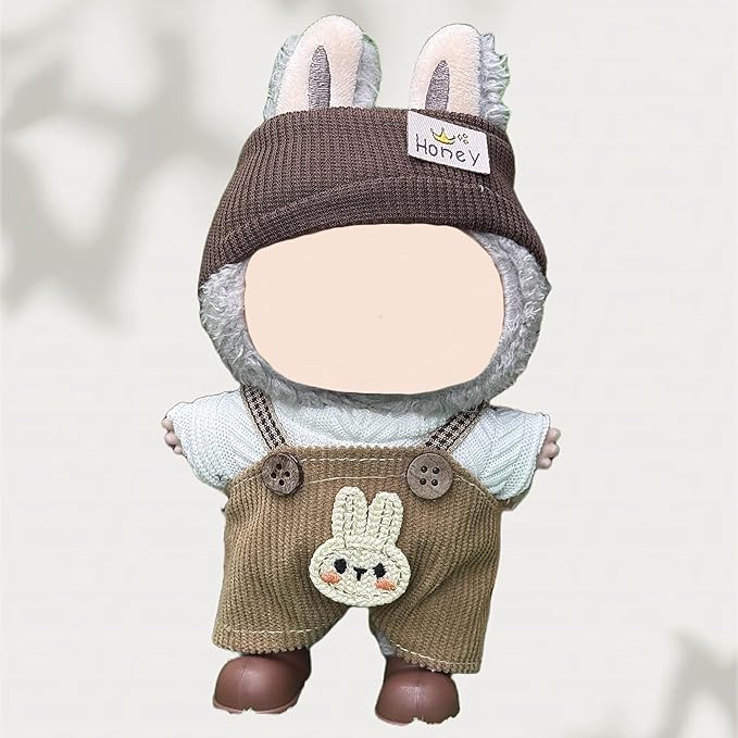 4 Pack—17cm Doll Clothes,Premium Doll Outfit with Accessories,Doll Princess Skirt,Cute Clothes Outfit for 17cm Dolls,End Dolls Fashion Clothing Set(No Dolls and Shoes) (Set T)