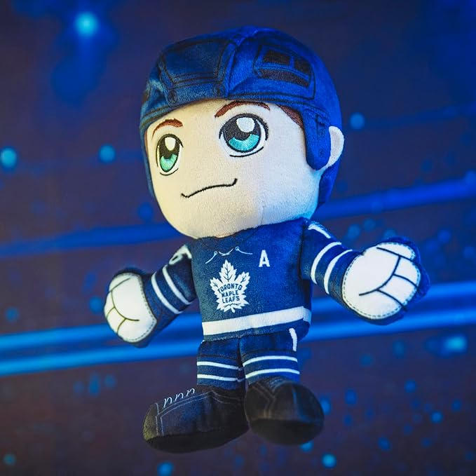 Bleacher Creatures Toronto Maple Leafs Mitch Marner 8" NHL Kuricha Sitting Plush - Soft Chibi Inspired NHL Superstar