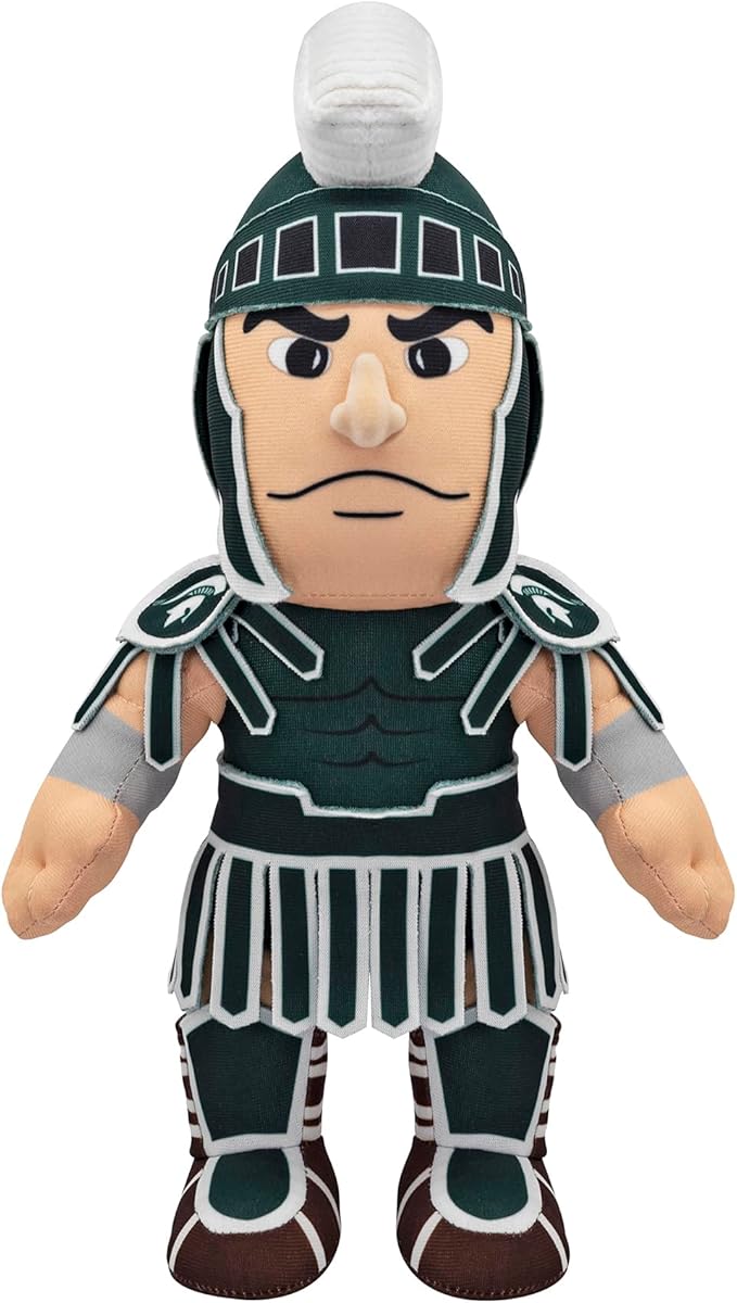 Bleacher Creatures Michigan State Spartans Sparty 10" Plush Figure- A Mascot For Play or Display