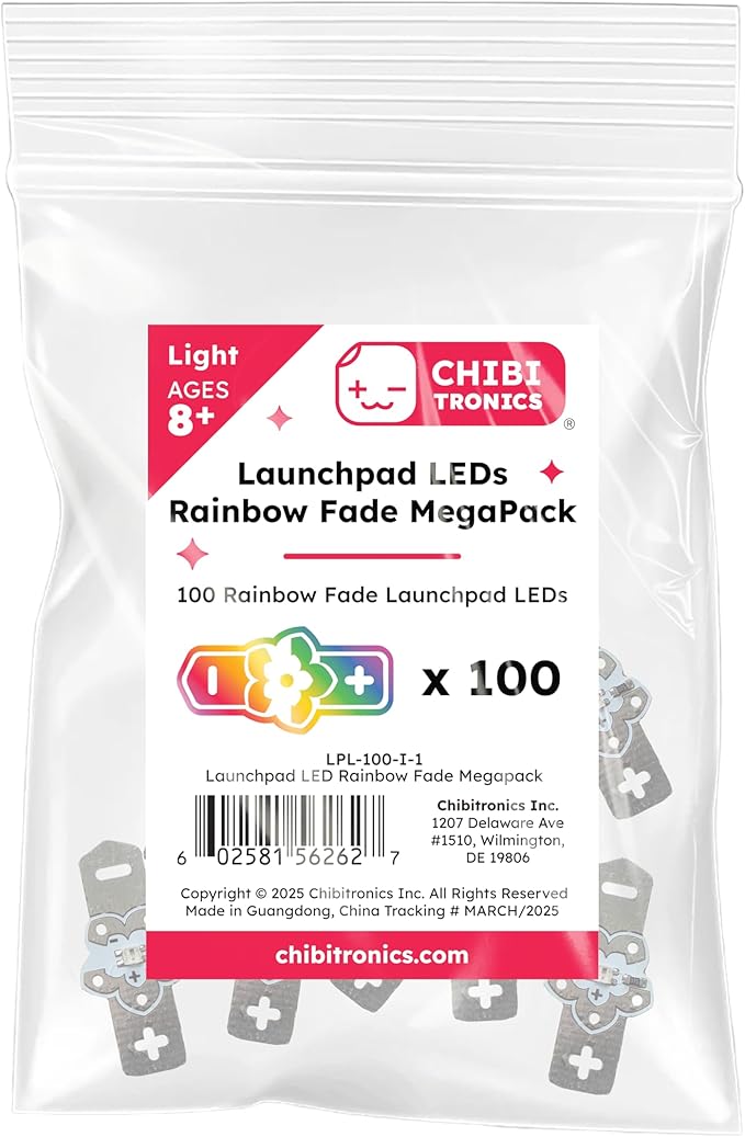 Launchpad LEDs Rainbow Fade Megapack (Rainbow, 100 Pack)