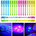 20 Pieces Invisible Ink Pen with UV Light Spy Pen Magic Marker for Kids Party Favors Ideas Gifts Easter Day Halloween