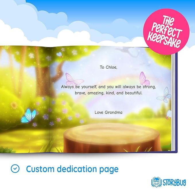 Personalized Princess Story Book - Custom Book with Girls Name