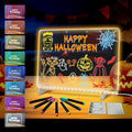 Led Drawing Board with Battery Pack, 13.7"X10" LED Note Board with Colors for Kids, Light Up Drawing Board for Home Office School, Personalized Birthday Gifts for Girls Boys