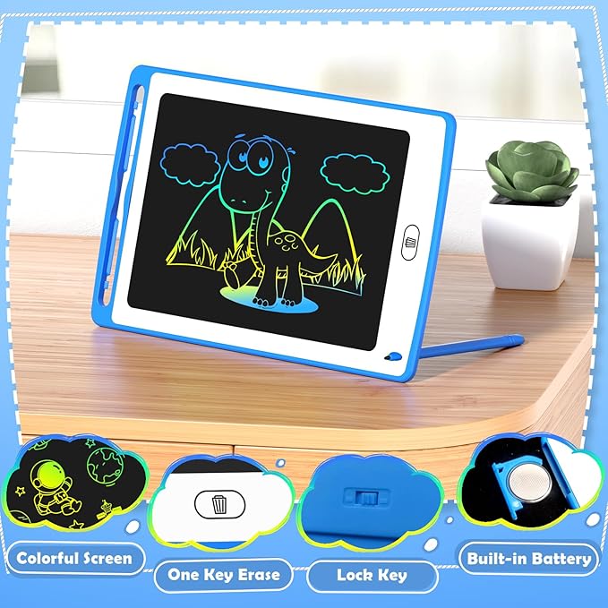 LCD Writing Tablet for Kids, 8.5 Inch Colorful Doodle Board Drawing Tablet, Educational Learning Toys Birthday Gifts for Boys Girls Age 3 4 5 6 7 8 (24 Pack)