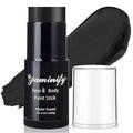 Black Face Paint Stick,Water-Based Body Paint Stick,Washable Halloween Black Foundation Face Painting for Skeleton Skull Zombie Joker Clown Goth Cat Costume,SFX Makeup for Cosplay,1.06 OZ