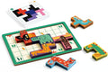 DJECO SoLogic Pentanimo - Wooden Logic Game for Little Ones - Challenging, Fun & Creative Activity for Family & Friends - Cute Animal Puzzle Toy for Children 5+ Years Girls & Boys