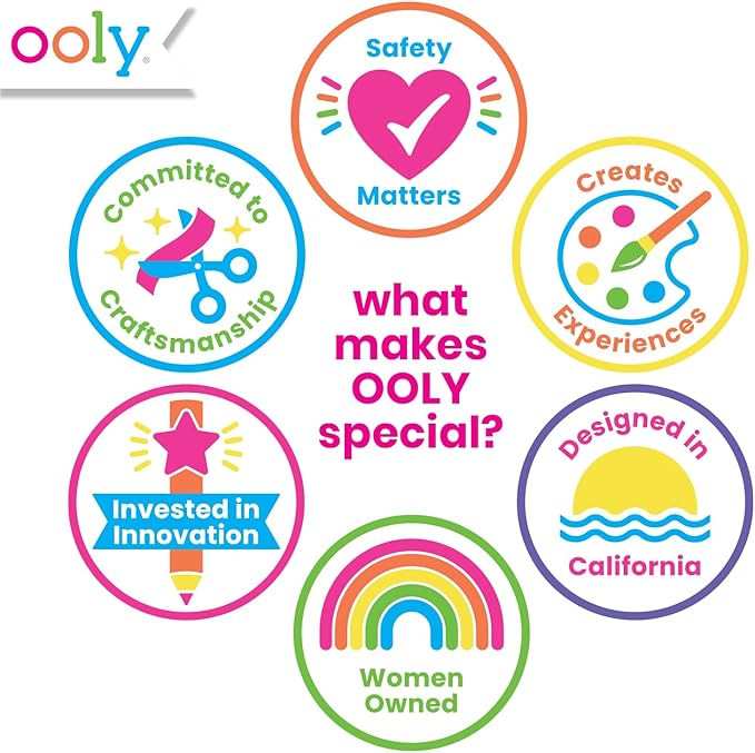 Ooly Mini Scratch & Scribble Art Kit - 6 Card Rainbow Scratch Art Set Gifts for Kids, Travel-Friendly Craft Kit, Scratching Tool Included - Funtastic Friends