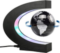 Magnetic Levitation Floating Globe with LED Light Anti Gravity Levitating World Map Office Home Bedroom Desk Gadget Decor Unique Birthday Gift for Men Kids Husband Boss