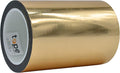 WOD MPFT2 Gold Metalized Polyester Mylar Film Tape with Acrylic Adhesive, 6 inch x 72 yds. Vibrant Mirror Gold Tape, Decor Tape for Detailing Accent Wall, Graphic Arts, Car and Boat Trim