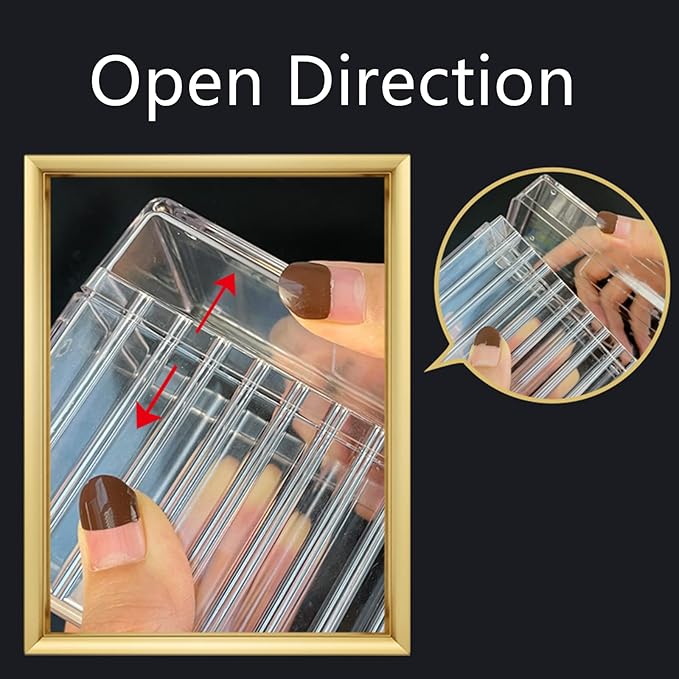 MUDOR Storage Box for 20 Slab Coin Holders (CLEAR, 1)