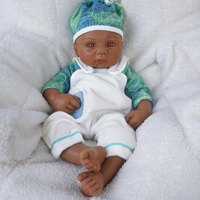 Boy 15 Inch, Full Silicone Baby Doll, Realistic Baby Dolls, Realistic Veins & Pose, Not Vinyl, Reborn Baby Dolls Silicone Full Body, Gift Set
