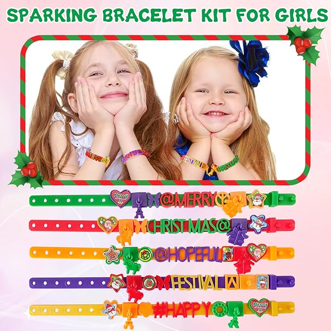 Art & Craft Kits for Kids, DIY Friendship Bracelet Making Kit for Girls, Jewelry Making, Christmas Gifts for Ages 5-12, Toys for Ages 5, 6, 7, 8, 9, 10, 11, 12 Years Old, Party Craft Activity