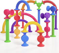Bath Toys Suction Sensory Toys: 20 Pcs Silicone Suction Cup Toys - Bath Toys No Hole - Sensory Toys for Baby Toddlers