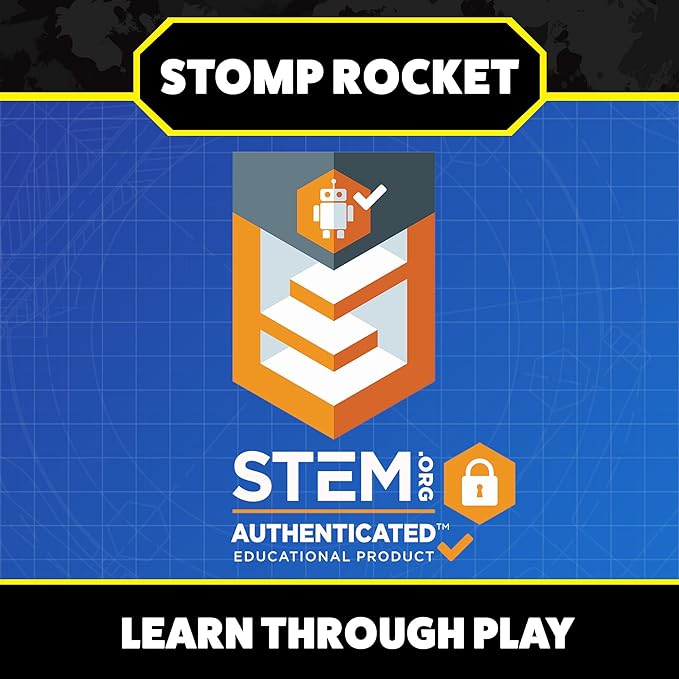 Stomp Rocket Jr Rocket Refills, 8 Multi-Color Rockets - Replacement Rockets for Soft Foam Rocket Launcher for Kids - Fun Backyard & Outdoor Kids Toys Gifts for Boys & Girls - Ages 3 & Up