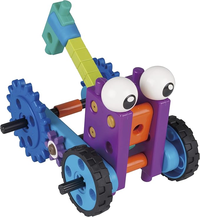 Thames & Kosmos Kids First Robot Engineer STEM Experiment Kit for Young Learners | Build 10 Non-Motorized Robots | Play & Learn with Storybook Manual | Parents’ Choice Gold Award Winner