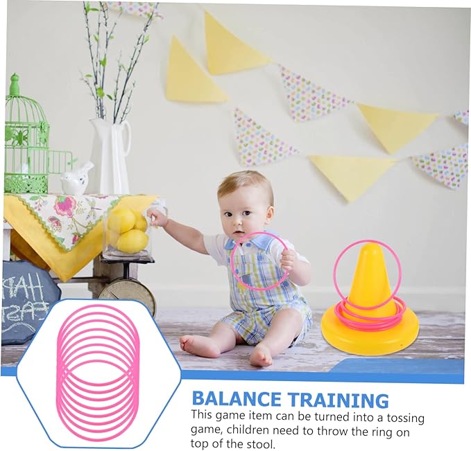 BESPORTBLE Creative Single Leg Stool Training Tool for Fun Toss Game Physical Exercising Equipment for Home Play