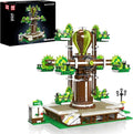Mould King Nature-Tree Big Windmill Building Set, 2148+ Pcs Creative Amusement Park Swing Ride Model Kit, STEM Construction City Building Engineering Toy, Collectible Gift for Teens, Adults