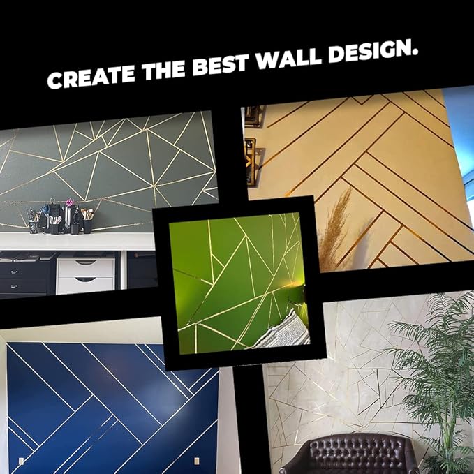 WOD MPFT2 Black Metalized Polyester Mylar Film Tape with Acrylic Adhesive, 3/4 inch x 72 yds. Vibrant Mirror Black Tape, Decor Tape for Detailing Accent Wall, Graphic Arts, Car and Boat Trim