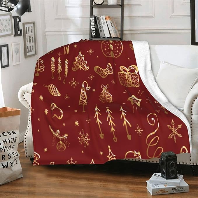 TEHALK Kids Dinosaur Glow Blanket - Soft Fleece 50"x60" For Boys & Girls
