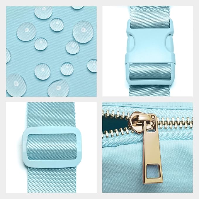 Gitus Gifts for 8 9 10 11 12 Year Old Girls Belt Bag Fanny Pack Crossbody Bags with Initial Letter Patch Cute Stuff Birthday Gifts for Teen Girls Women Personalized Trend Stuff (Icing Blue-N)