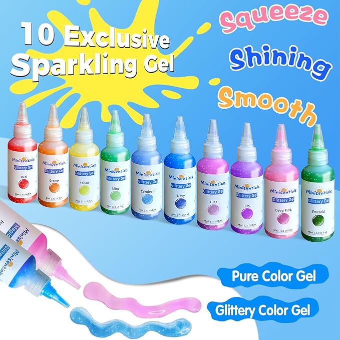 Magic Water Elf Toy Kit - 20 Magic Gels Aqua Water Fairy Pets - DIY Squishy Maker Toys - Creative Art Crafts Kits for Kids Activities - Birthday Gifts for Girls Boys Ages 6 7 8 9 10 Years Old