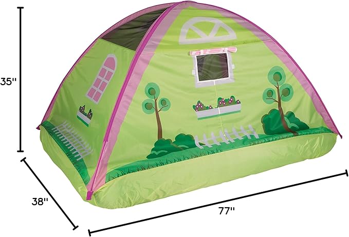 Pacific Play Tents 19600 Kids Cottage Bed Tent Playhouse - Twin Size