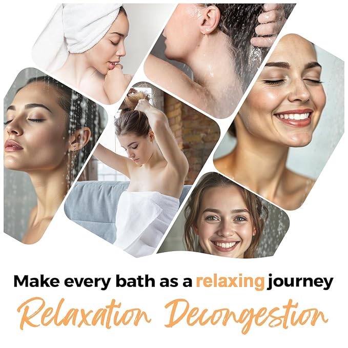 Aromatherapy Shower Steamers Birthday Day Gifts Orange- Swcandy 8 Pcs Bath Bombs Birthday Gifts for Women, Shower Bombs with Essential Oils, Relaxation Home SPA for Women Who Has Everything