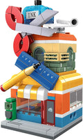Brick Loot Exclusive Mini City Art School Supply Store – Custom Designed Model Building Kit – Creative Educational Toy for Kids & Adults
